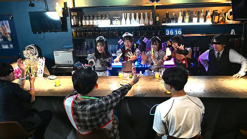 コンカフェ店長とグルで仕込んだ一夜！海外サプリのカクテルでエロ堕ちした地雷系女子店員たちとハメ狂うキメセクパーティ No.1