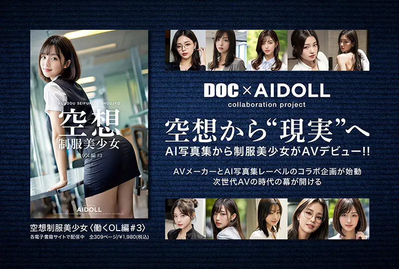 空想制服美少女 AI MODEL AV DEBUT 働くOL編 No.1