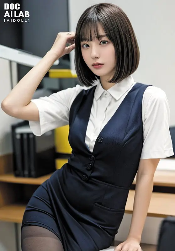 空想制服美少女 AI MODEL AV DEBUT 働くOL編 No.15