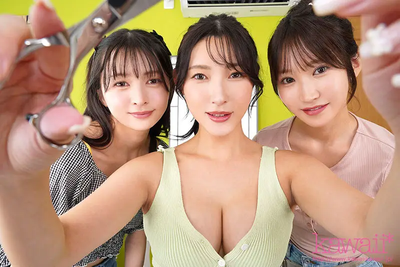 【VR】【トリプル顔面特化】指名欲しさに美人美容師がこっそりヌいてくれるサロン 幸村泉希 森沢かな 依本しおり No.8