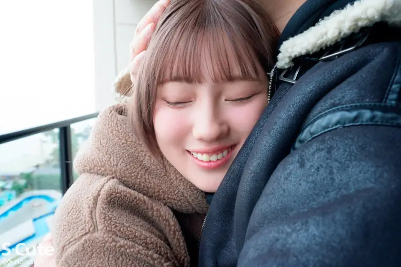 休日に彼女と。びしょ濡れ彼女と種付け温泉旅行 小鈴みかん No.5