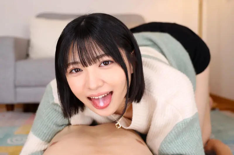 【VR】【8K】チューしながらイカせてア・ゲ・ル 特濃ベロチュウ手コキ No.14