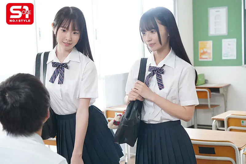 思春期の夏休み幼馴染がふざけて女子同士でキス…見てた僕も興奮しベロキス3Pしまくった 渚あいり 白上咲花 No.3