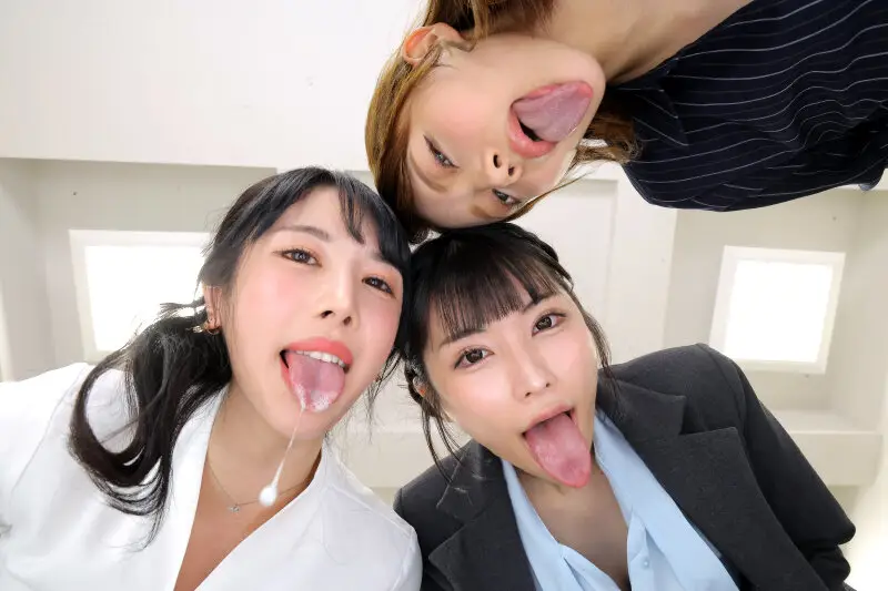 【VR】【8K】無尽蔵性欲のシゴデキ女上司しかいない会社で性処理肉ディルド課に配属されたボク 小野坂ゆいか・胡桃さくら・凰華りん No.16