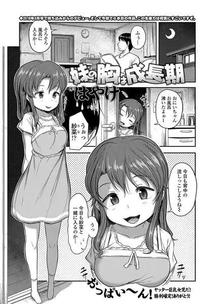 妹の胸は成長期（単話）【試し読み・感想・レビュー】