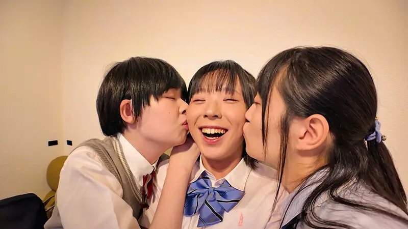 たんぽぽ☆プレゼンツ！やっぱり生が好き 放課後ホテルで可愛すぎる男の娘三人レズアナルセックス・乱交撮影会＃03 No.2