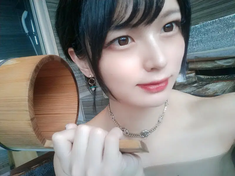 女よりも女らしい女装子香椎つむぎ 初めての温泉アナルFUCK No.3