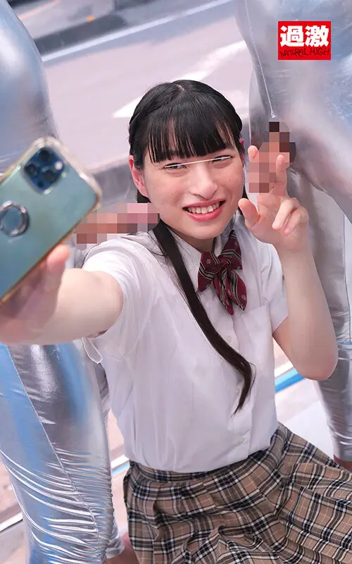 【しゃびー22歳】NHマジックミラー号 制服の似合うニューハーフ娘がおちんちん年齢当てに挑戦！Wチ○ポに挟まれ大興奮！初めての串挿し3Pでケツ穴ぱっくり連続ペニキュン中出し No.6
