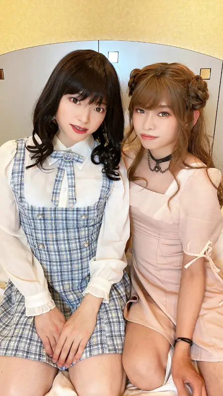 放課後はオトコノ娘 友達同士のオトコノ娘2人が初めての女装レズ体験 No.1